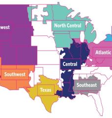 An online model developed by an MIT Energy Initiative team enables other researchers and operators of U.S. regional grids to explore possible pathways to decarbonization. Case studies of the nine regional power grids shown here confirm the importance of designing a strategy based on the resources and electricity demand profiles of specific regions.