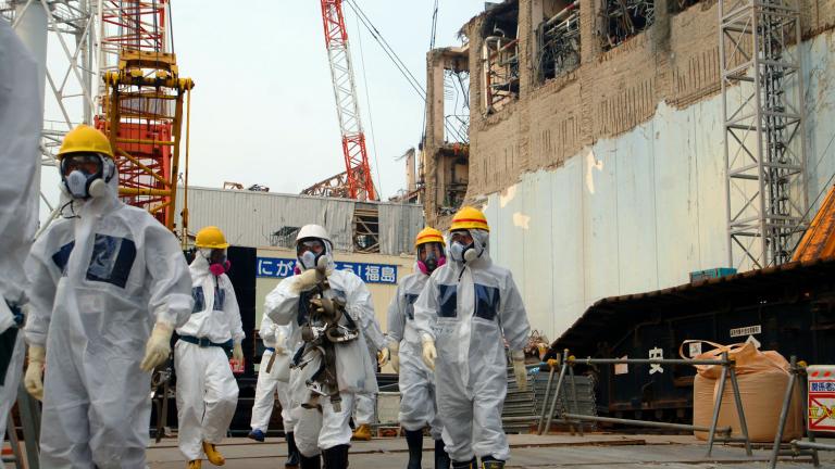 A new study maps how the Fukushima Dai’ichi nuclear accident unfolded, and points to the importance of mitigation measures and last lines of defense. Here, International Atomic Energy Agency experts visit  Fukushima Dai’ichi Nuclear Power Plant Unit 4 in 2013.