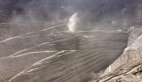 The Chuquicamata copper mine in the north of Chile